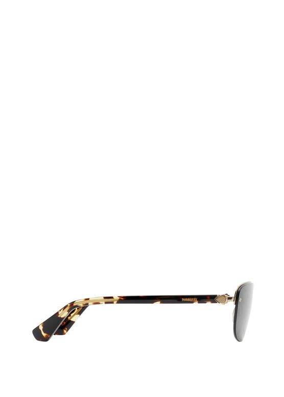 Metal Shield Rectangular Sunglasses​, , hi-res