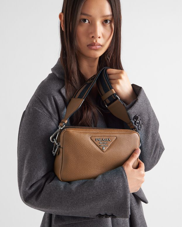 Medium leather bag, , hi-res