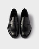 Brushed leather loafers, , hi-res