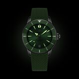 Superocean Heritage Automatic 36mm Unisex Watch Green Rubber, , hi-res