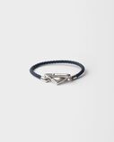Braided nappa leather bracelet, , hi-res