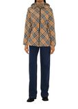 Check Nylon Hooded Jacket, , hi-res