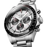 Conquest Chronograph 42mm Mens Watch Silver, , hi-res