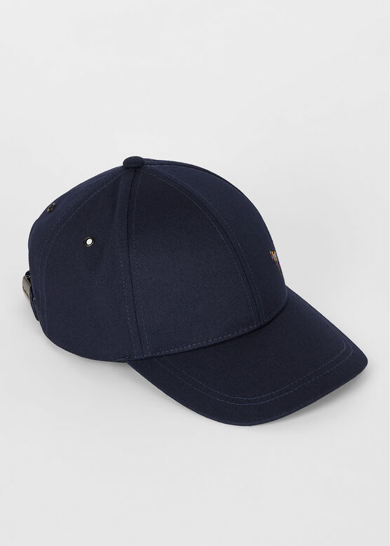 MEN CAP BASEBALL ZEBRA NAVY, , hi-res