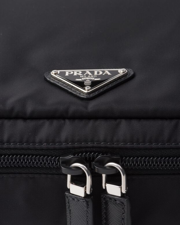Large Re-Nylon zipper pouch, , hi-res