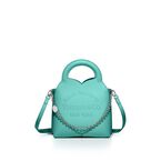Return to Tiffany™ Mini Tote Bag in Tiffany Blue® Leather