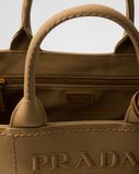 Prada Jardini&egrave;re large cotton canvas handbag, , hi-res