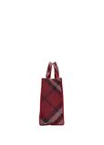 Mini Check Knitted Tote, , hi-res