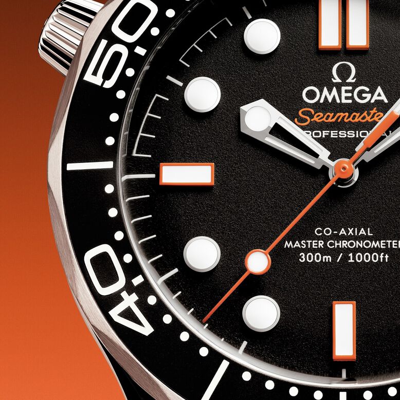 Seamaster Diver 300 Automatic 42mm Mens Watch Orange Rubber, , hi-res