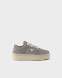 Downtown Bold Re-Nylon and suede sneakers, , hi-res