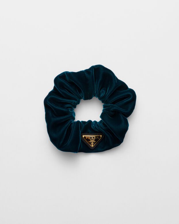 Velvet scrunchie, , hi-res