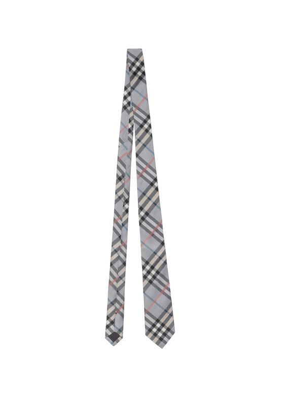 Check Silk Tie, , hi-res