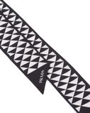 Printed silk tie, , hi-res