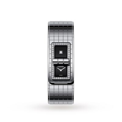 CODE COCO Steel and Diamond 38x21.5mm Ladies Watch