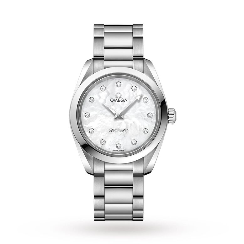 Seamaster Aqua Terra 150M Ladies 28mm Quartz Diamond Dot Watch, , hi-res