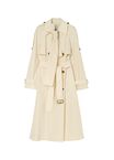 Long Canvas Trerose Trench Coat