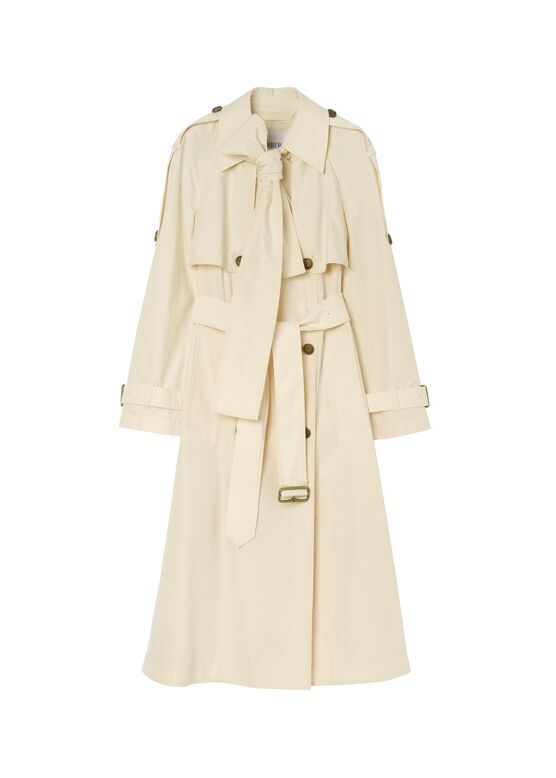 Long Canvas Trerose Trench Coat, , hi-res