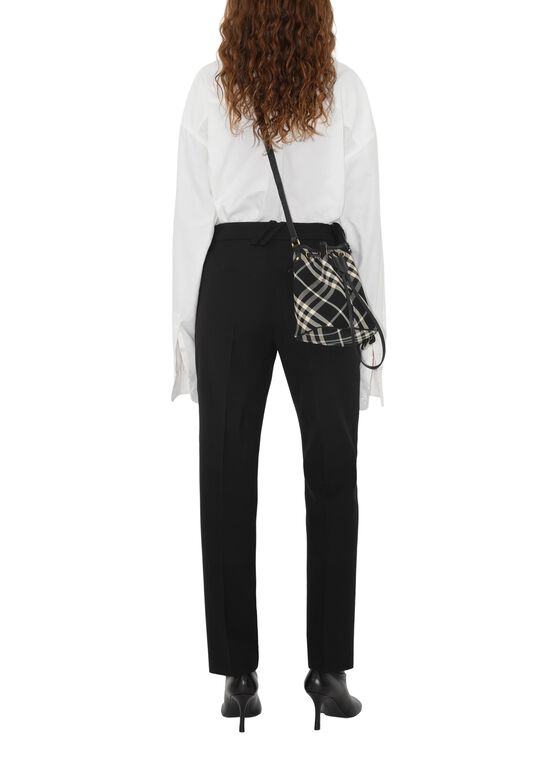 Mini Check Bucket Bag, , hi-res
