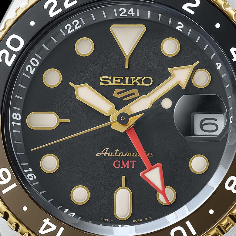5 Sports SKX GMT 42.5mm Mens Strap Watch Mocha, , hi-res
