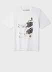 WHITE BARBOUR X PS COW GRAPHIC T-SHIRT