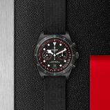 Pelagos FXD Chrono &quot;Cycling Edition&quot; 43mm black carbon composite case black fabric strap, , hi-res