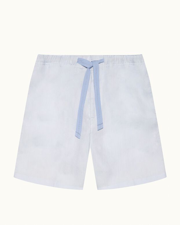 Alex Short Linen Surfside Blue, , hi-res