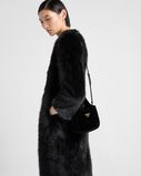 Padded velvet mini handbag, , hi-res