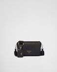 Saffiano leather shoulder bag