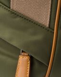 Re-Nylon and leather tote bag, , hi-res