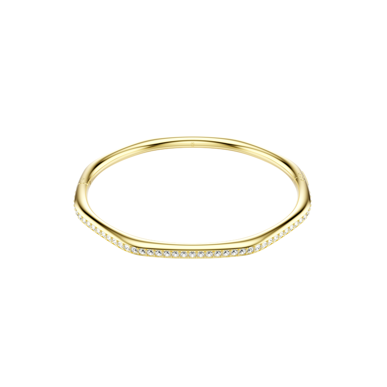 Dextera Bangle Crystal Gold Plated, , hi-res