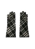 Check Wool Cashmere Gloves, , hi-res