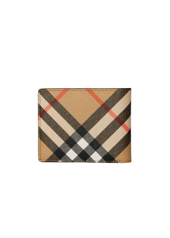 Check Slim Bifold Wallet, , hi-res