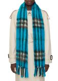 Check Mohair Wool Scarf, , hi-res