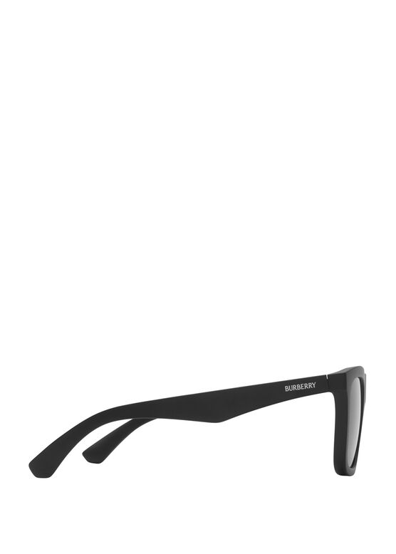 Embossed Check Square Sunglasses, , hi-res