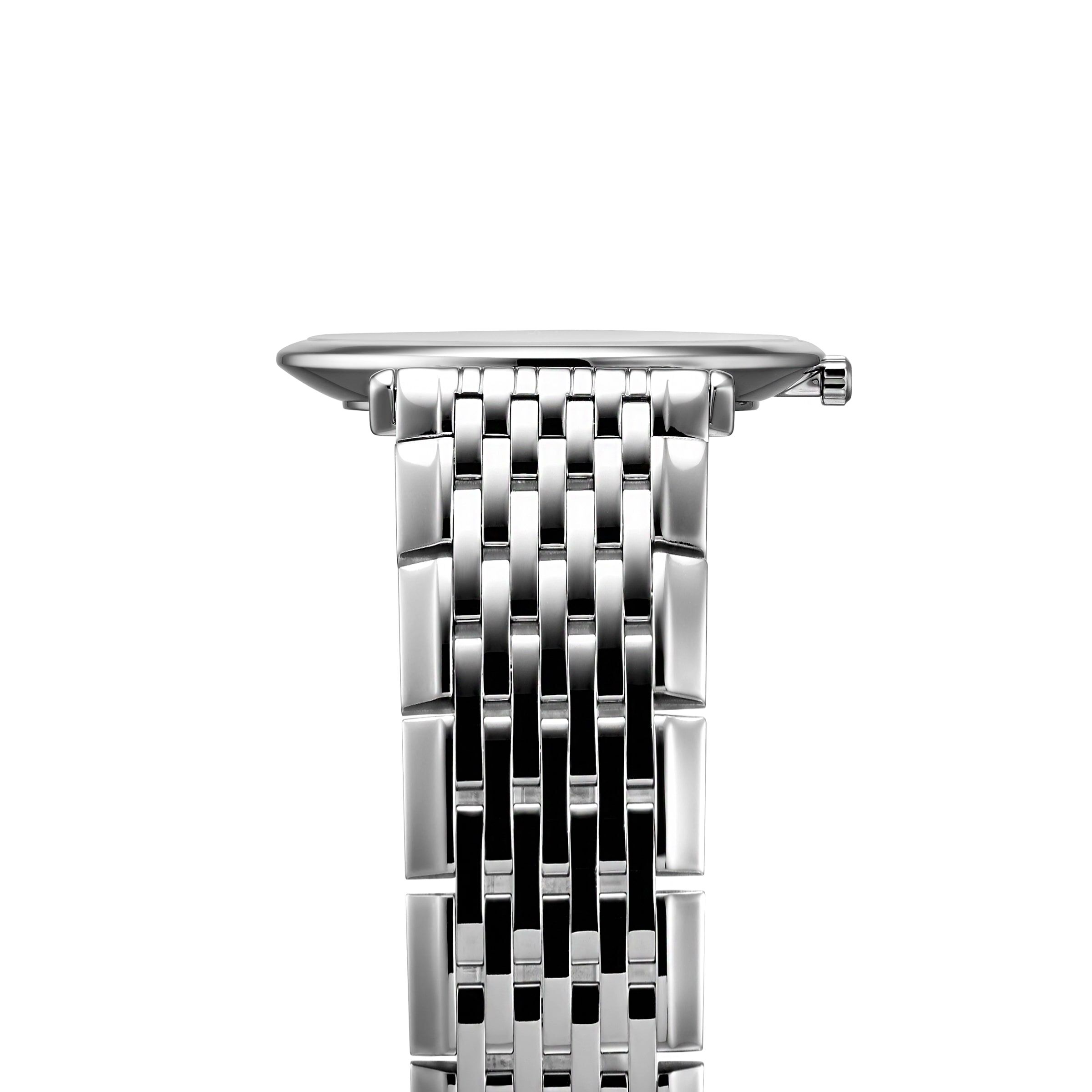 Black metal ladies watch shop