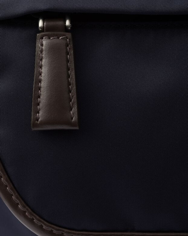 Medium Re-Nylon and leather shoulder bag, , hi-res