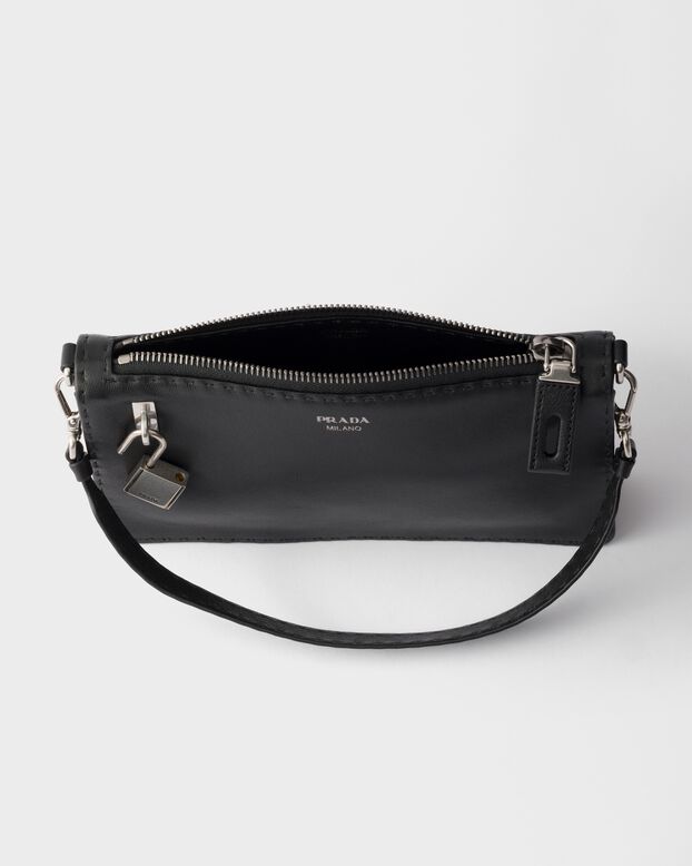 Nappa leather pouch, , hi-res