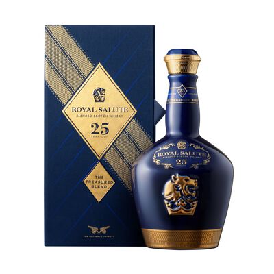 25 Years Old The Treasured Blend Blended Scotch Whisky 