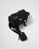 Re-Nylon and Saffiano leather shoulder bag, , hi-res