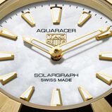 Aquaracer Professional 100 Solargraph 28mm Ladies Watch 18k Yellow Gold, , hi-res