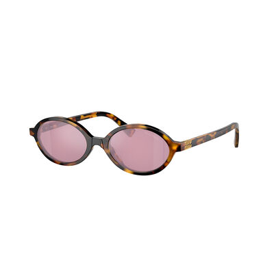 Regard Sunglasses 0MU 04ZS - VAU50D Dark Pink Mirror Silver Int,