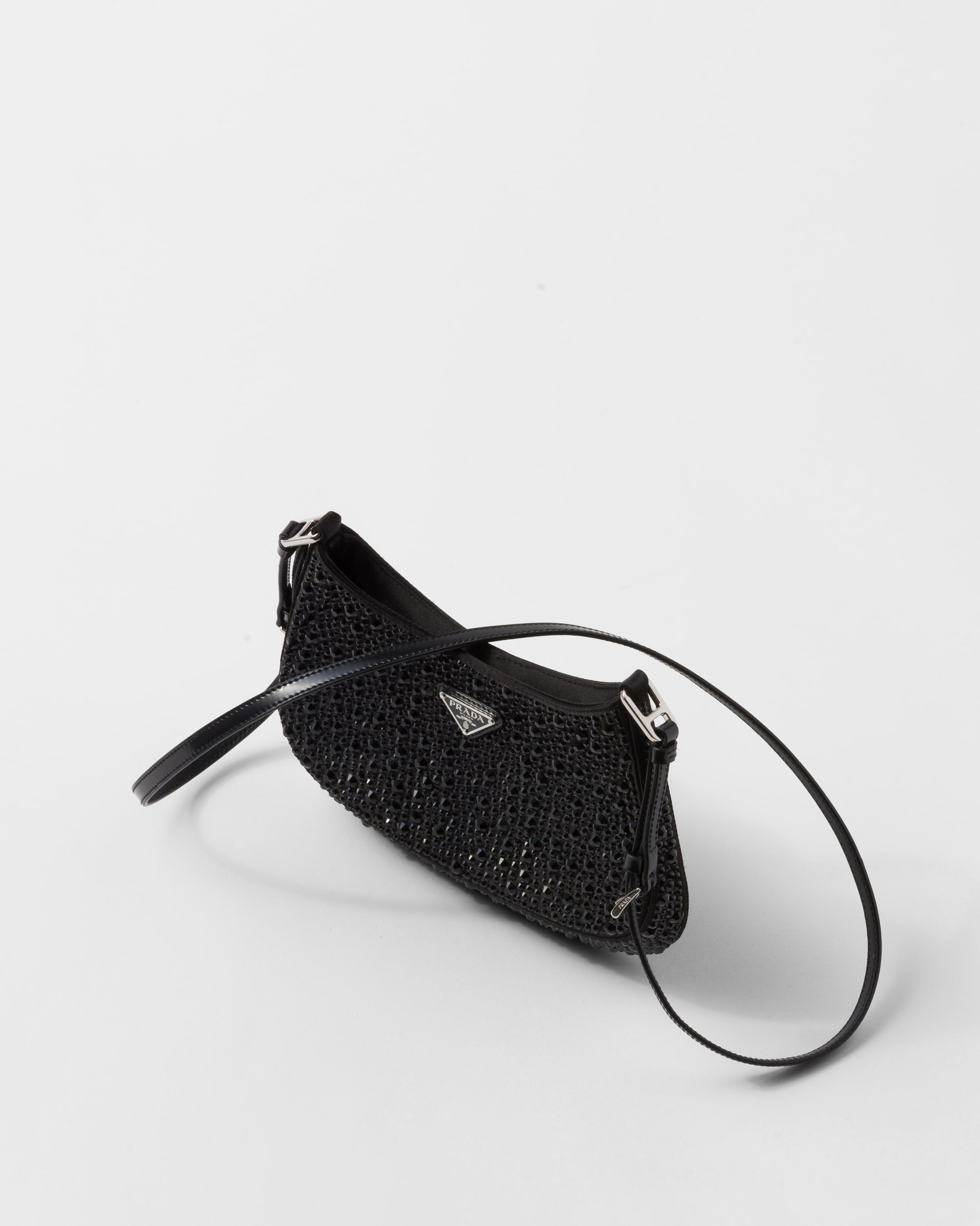 Prada Cleo satin bag with crystals