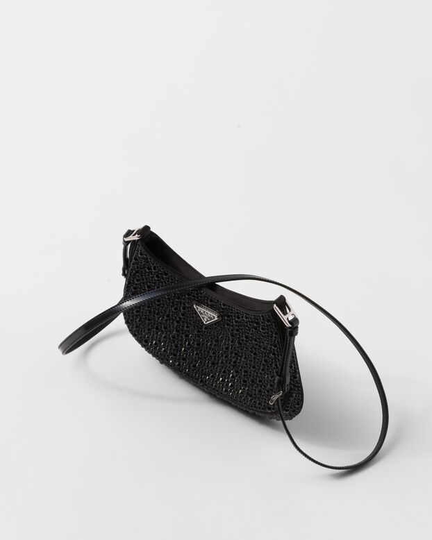 Prada Cleo satin bag with crystals, , hi-res