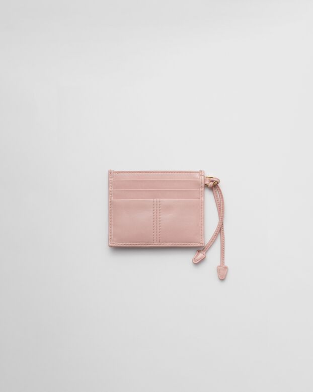 Leather card holder, , hi-res