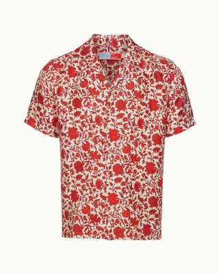 Maitan Silk Dragonflower Summer Red/White Sand,