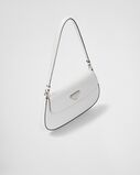 Small Prada Cleo brushed leather shoulder bag with flap, , hi-res