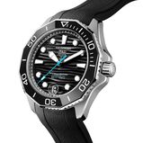 Aquaracer Professional 300 Date 42mm Mens Watch Black Rubber, , hi-res