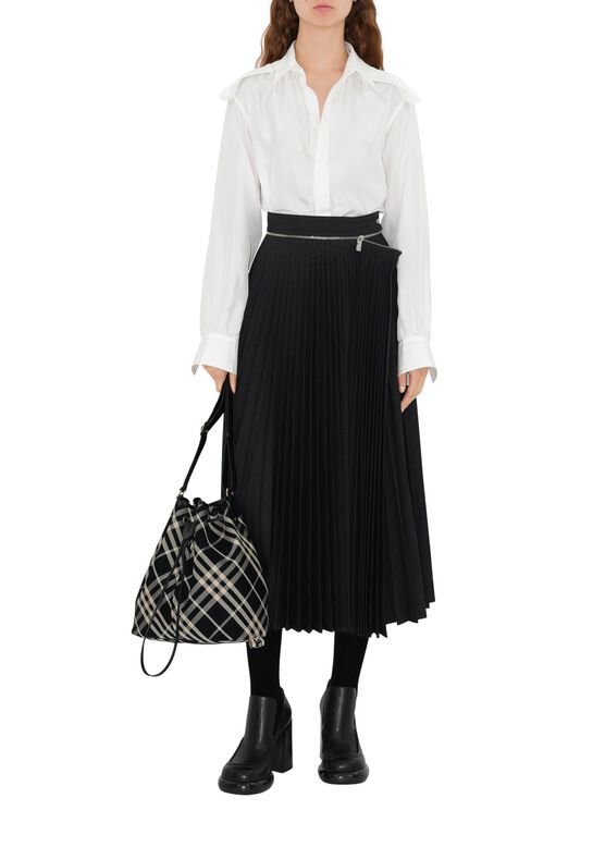 Medium Check Bucket Bag, , hi-res
