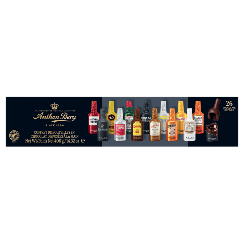 A.Berg Choc Liqueurs 26Pcs 406g, , hi-res