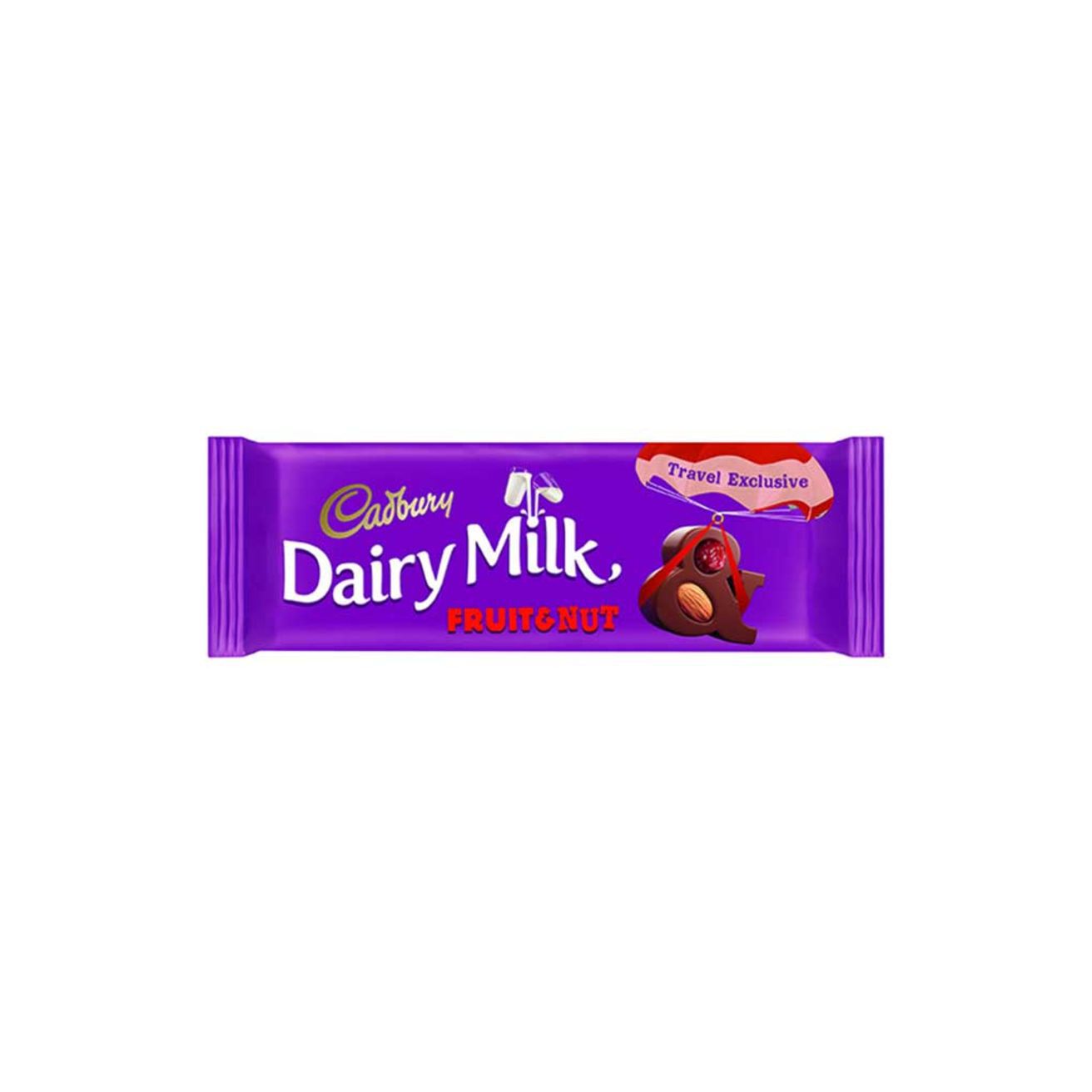 Cadbury Dairy Milk Fruit & Nut Tablet Confectionery Heathrow Reserve